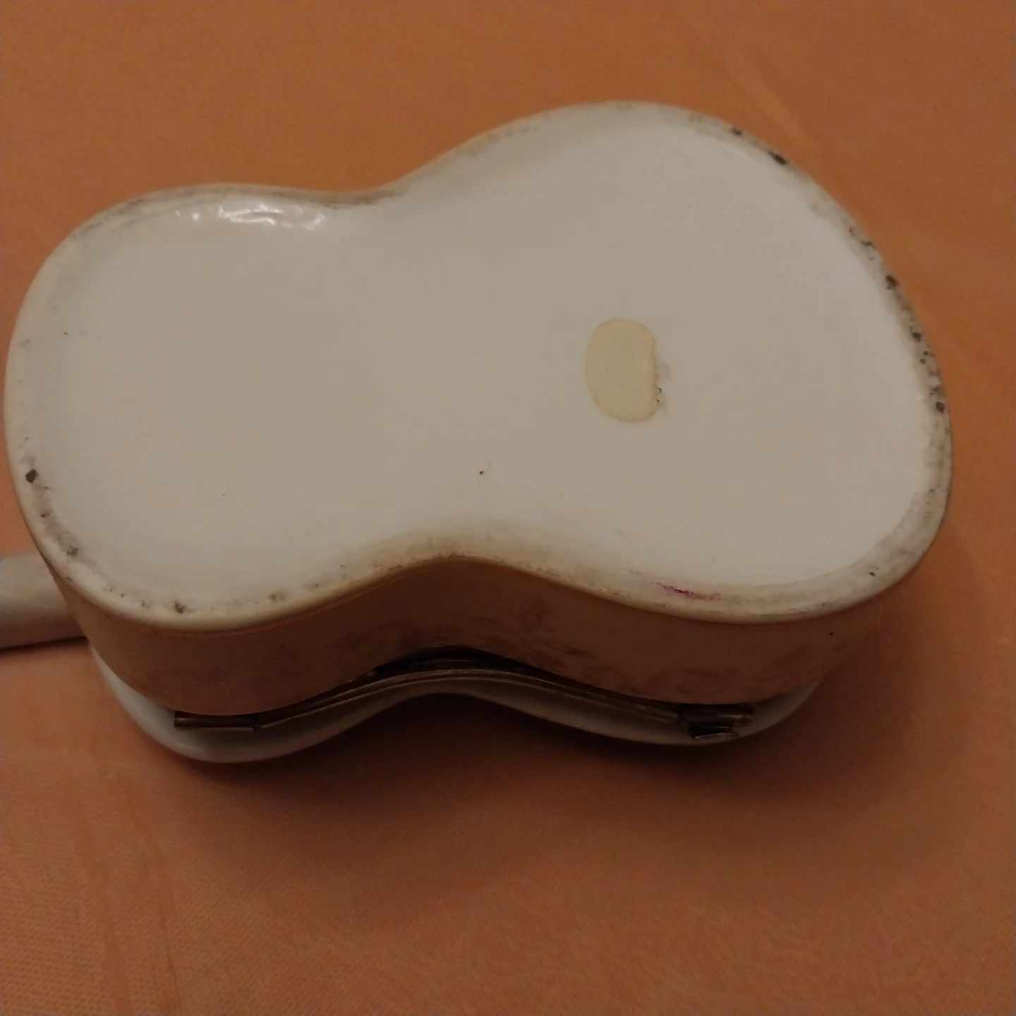 🏈Vintage Ceramic Musical Guitar Trinket Box🏈 - photo 4
