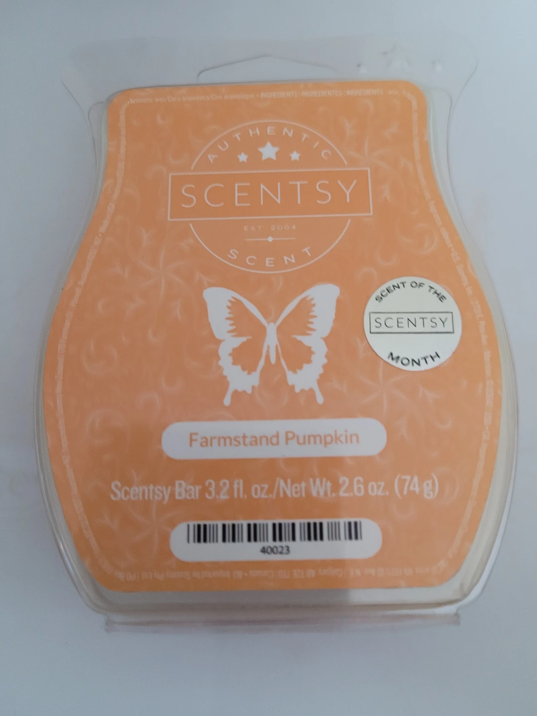Scentsy Pumpkin Warmer and Farmstand Pumpkin Bar - photo 3