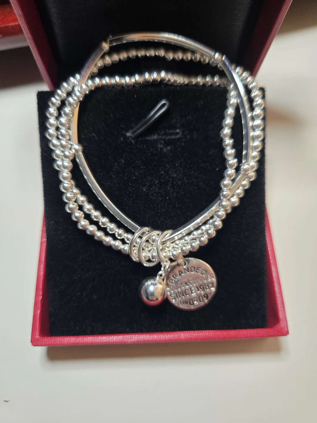Silver Bead Bracelet - photo 3