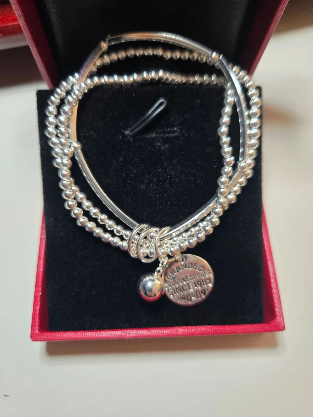 Silver Bead Bracelet - photo 3