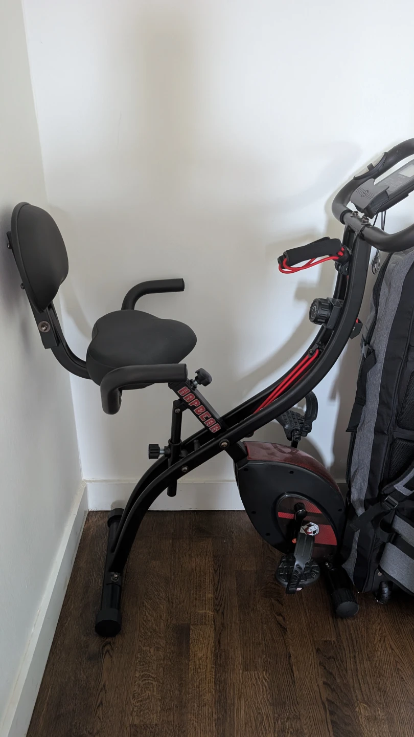 HAPBEAR 3-in-1 Foldable Exercise Bike - Original price 225 - photo 4