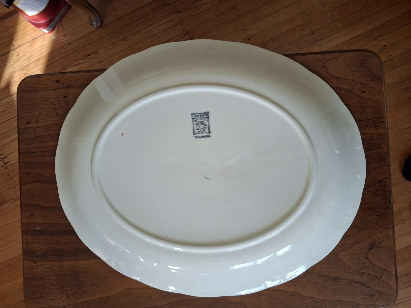 Grindley Cream-Petal Oval Serving Platter - photo 2