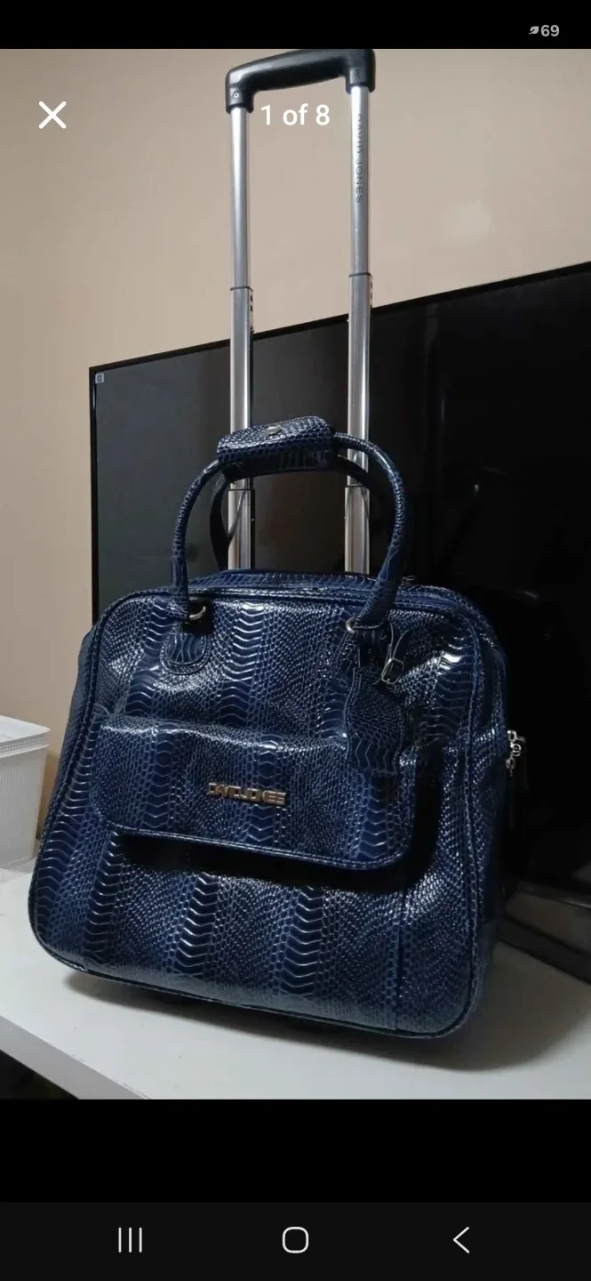 David Jones Rolling Carry-on Travel Bag