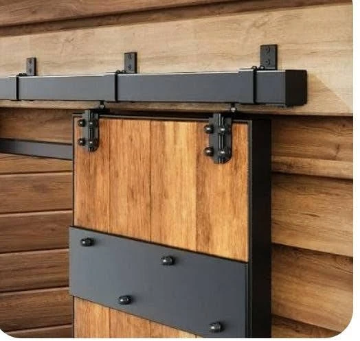 Black Barn Door Hardware Kit - photo 4