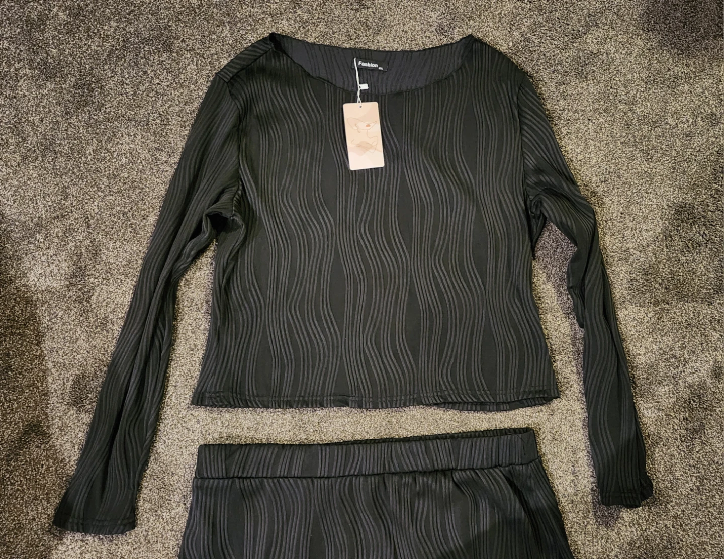 Fashion Black Two-Piece Set XXL - photo 3