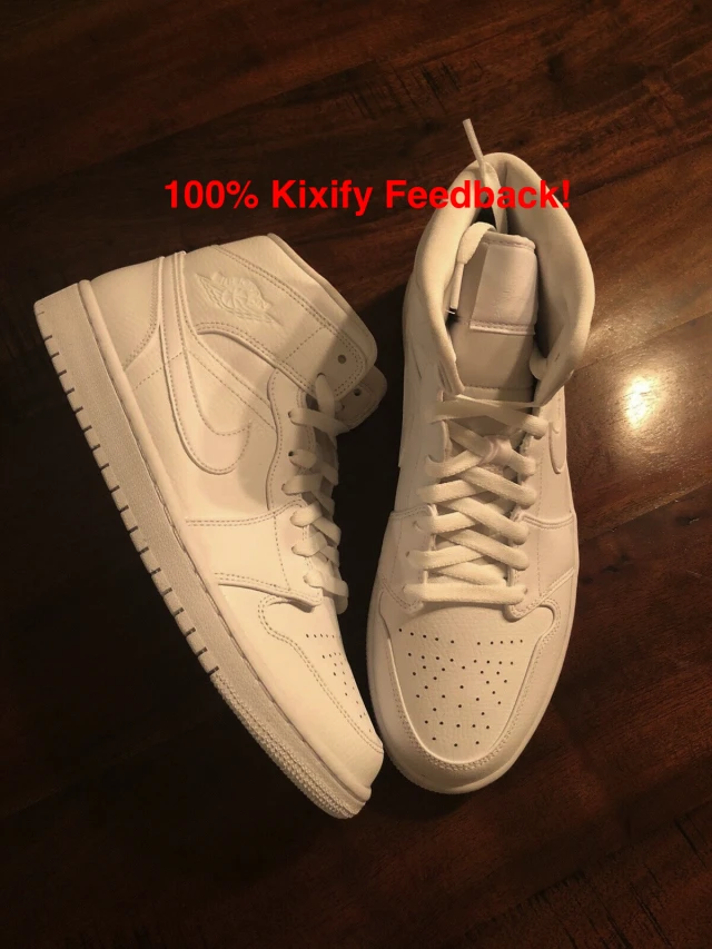 Jordan 1s White Size 12