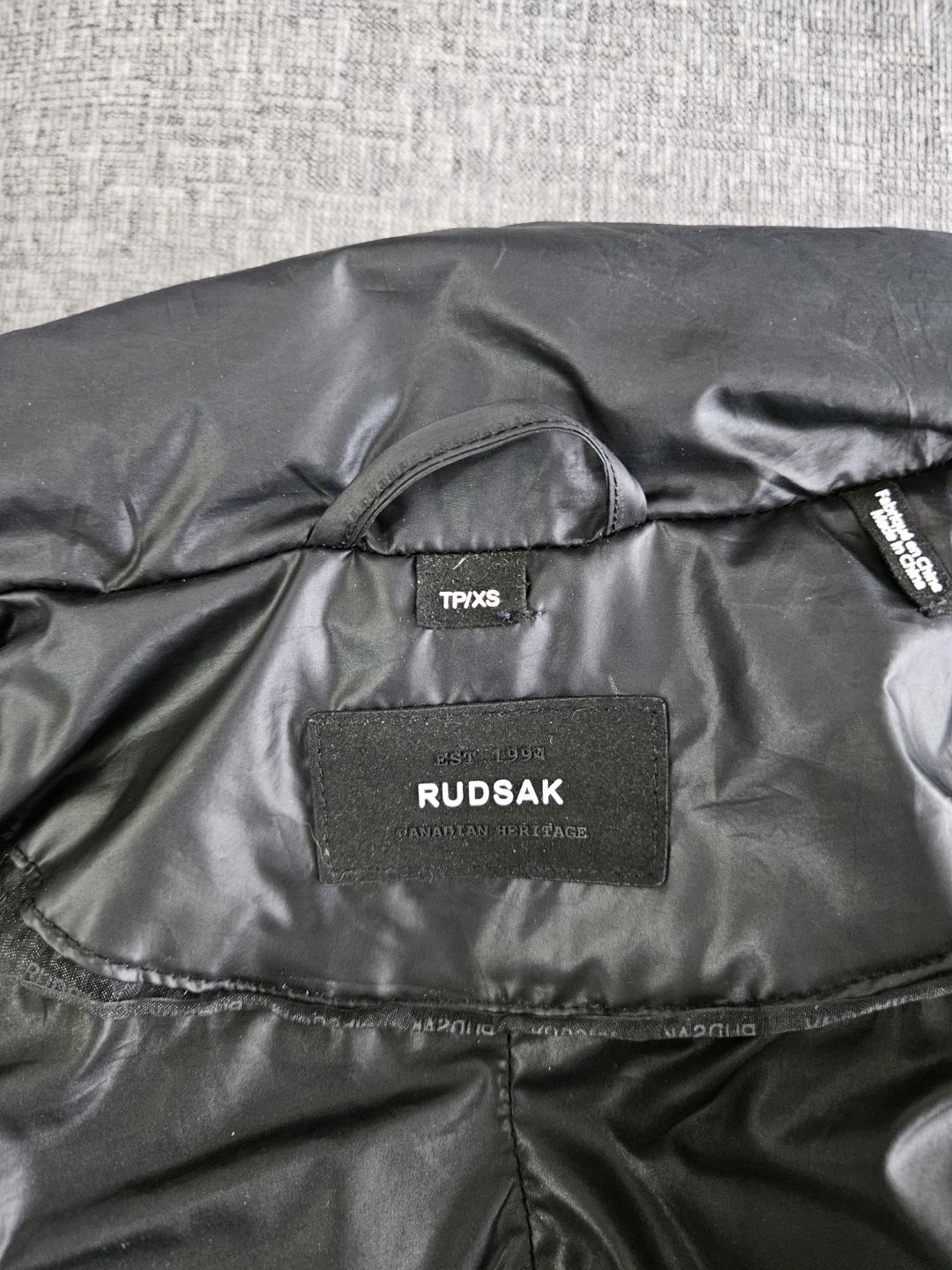 Rudsak Black Down Puffer Coat with Fur Trim size XS - photo 4