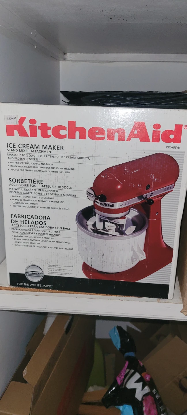 KitchenAid Ice cream Attachment