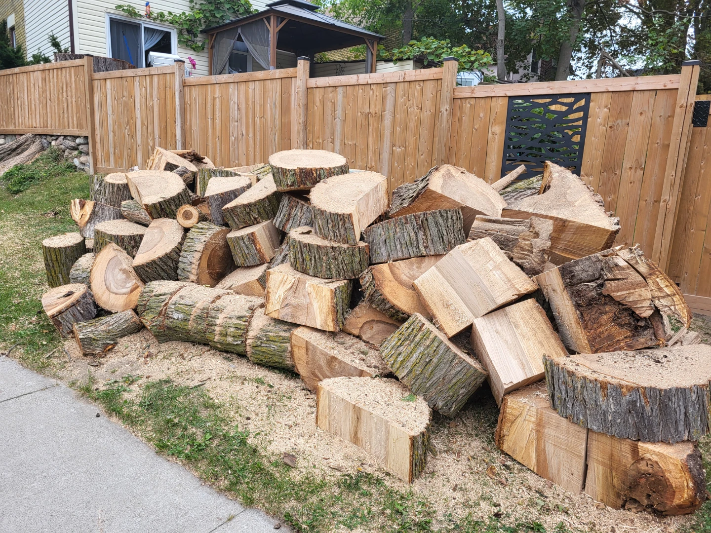 Hardwood firewood almost FREE