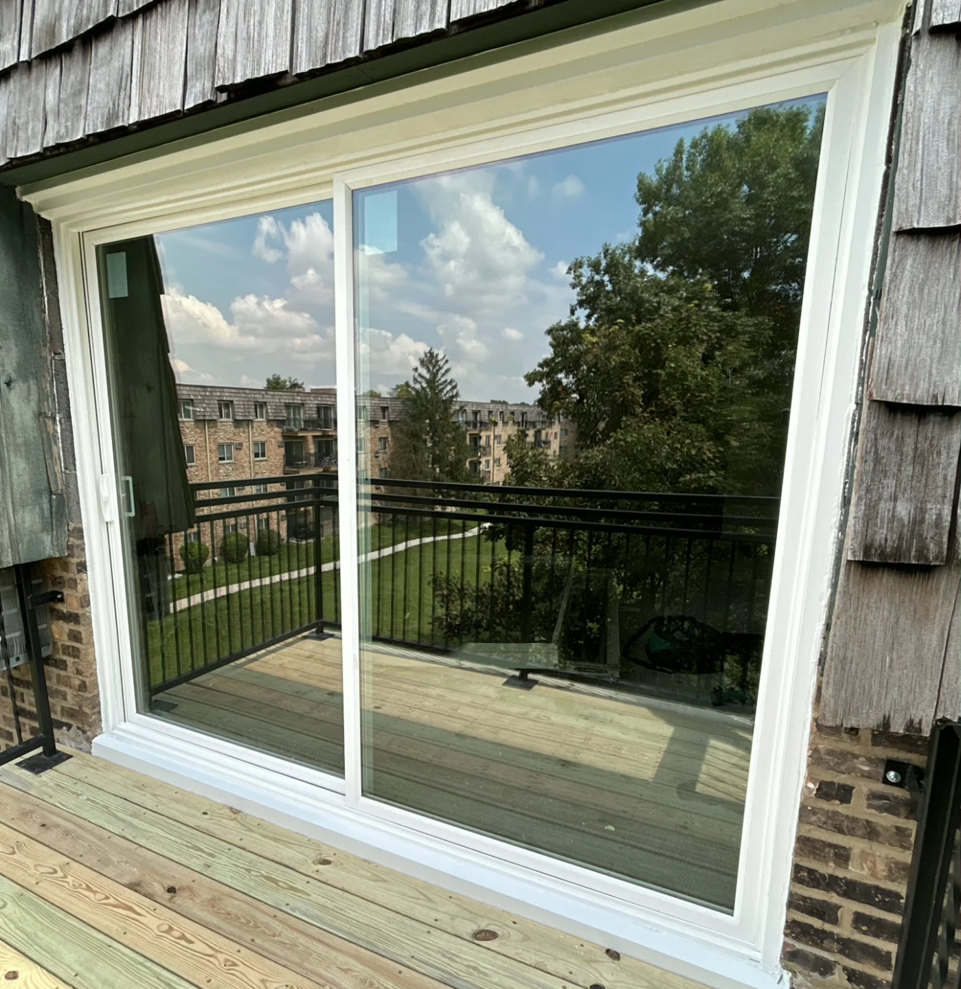 White Sliding Glass Patio Door - photo 3