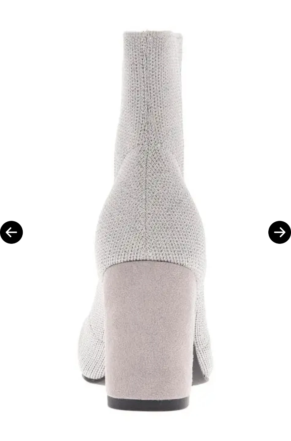 Silver Knit Ankle Boots 🏈 - photo 2