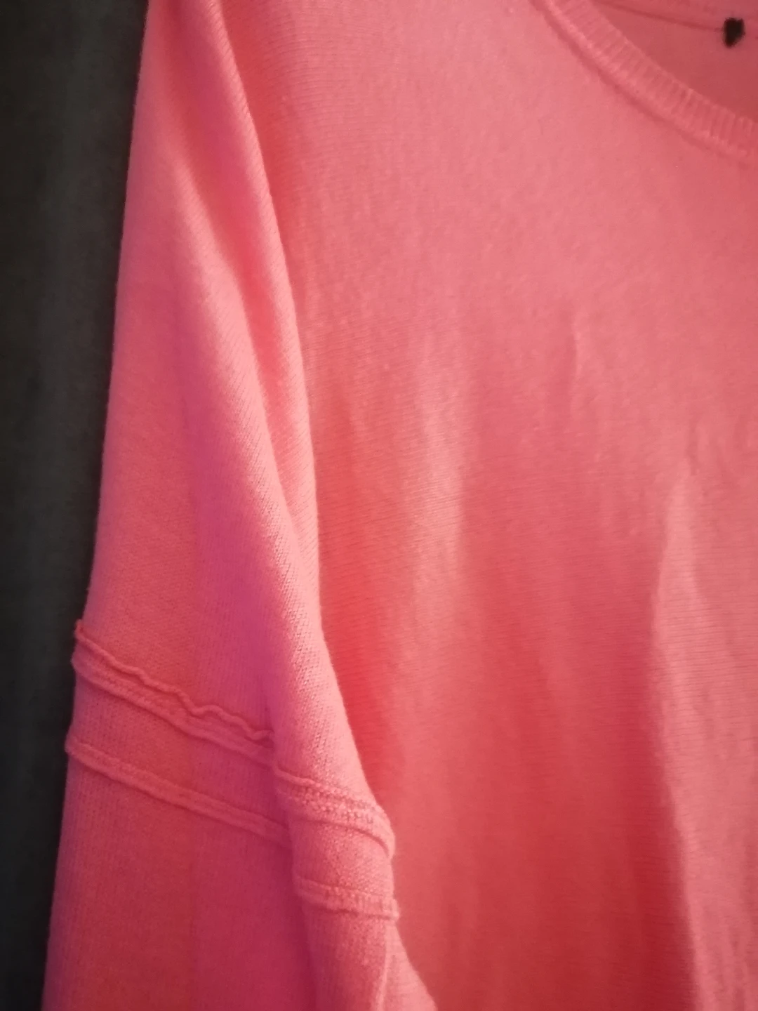 Pink Long Sleeve Knit Sweater (L) - photo 4