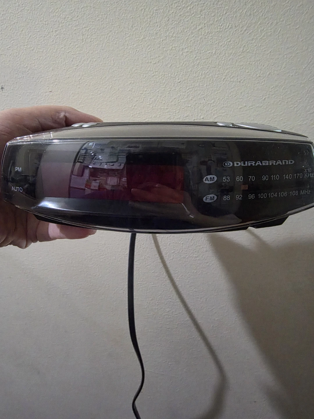 Durabrand AM/FM Alarm Clock Radio