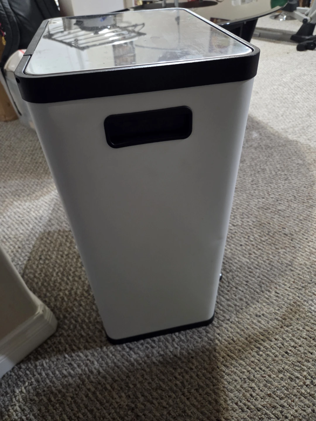 White Soft Close Step Trash Can - photo 3