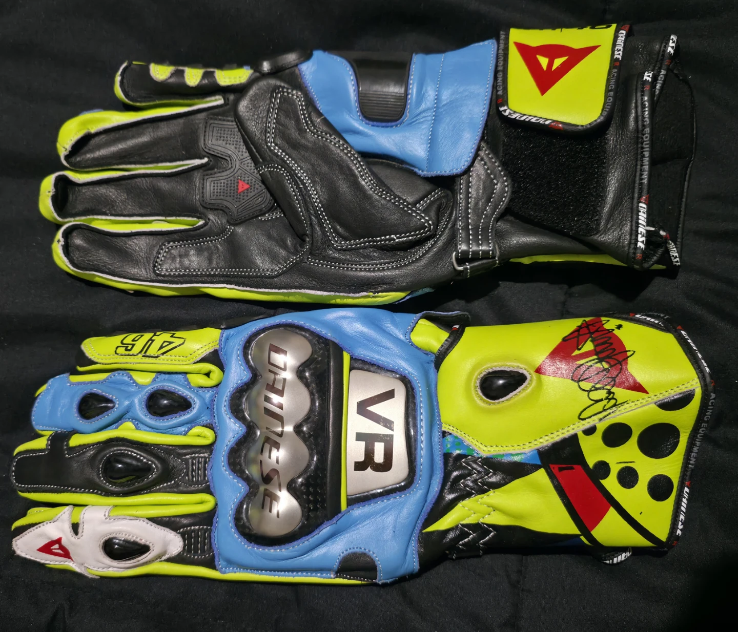 Dainese VR 46 Motorcycle Gloves Size L - photo 5