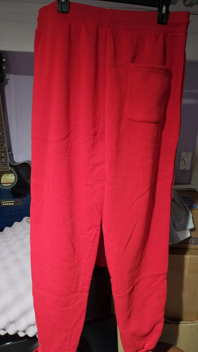 Bright Red Jogger Sweatpants - photo 3