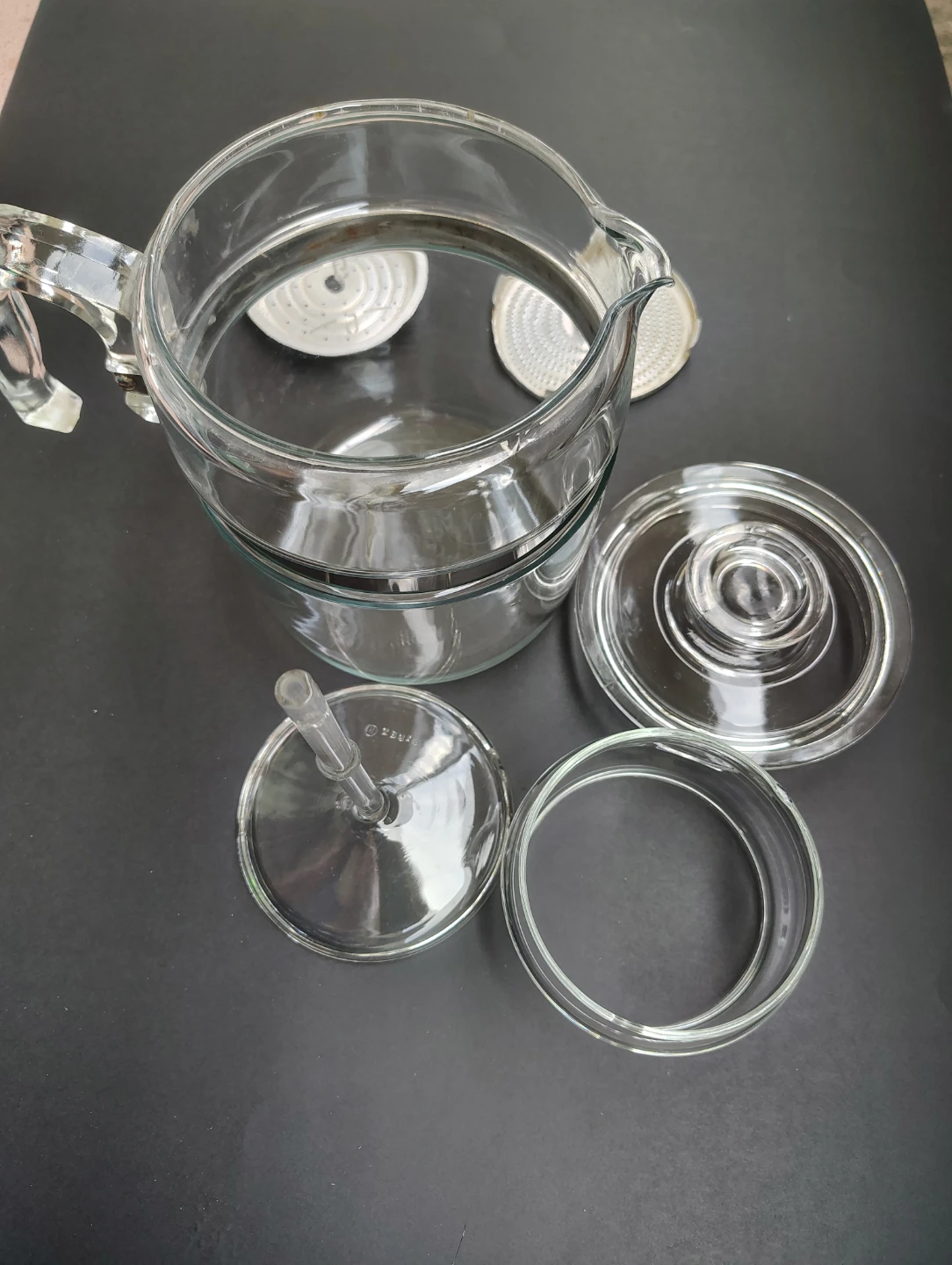 1950s vintage Pyrex Flameware Glass Coffee Percolator - photo 4