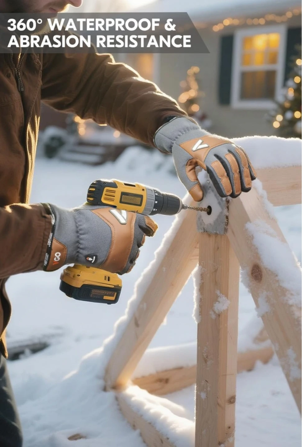 Vgo  Winter Work Gloves,L - photo 2