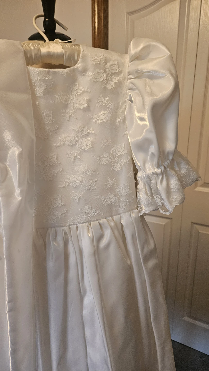 White lace formal dress - made for 1st Communion - photo 4