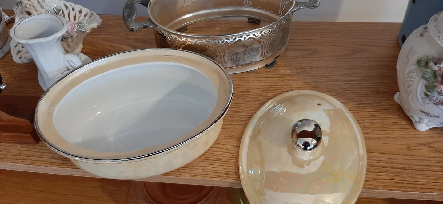Vintage Royal Rochester Studios, Fraunfelter chafing set - photo 4