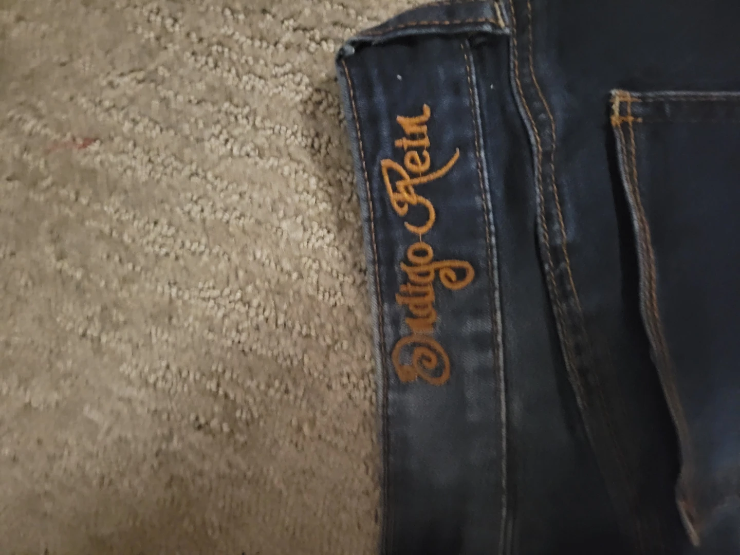 Y2k Indigo Rein Dark Wash Jeans Size 5 - photo 2