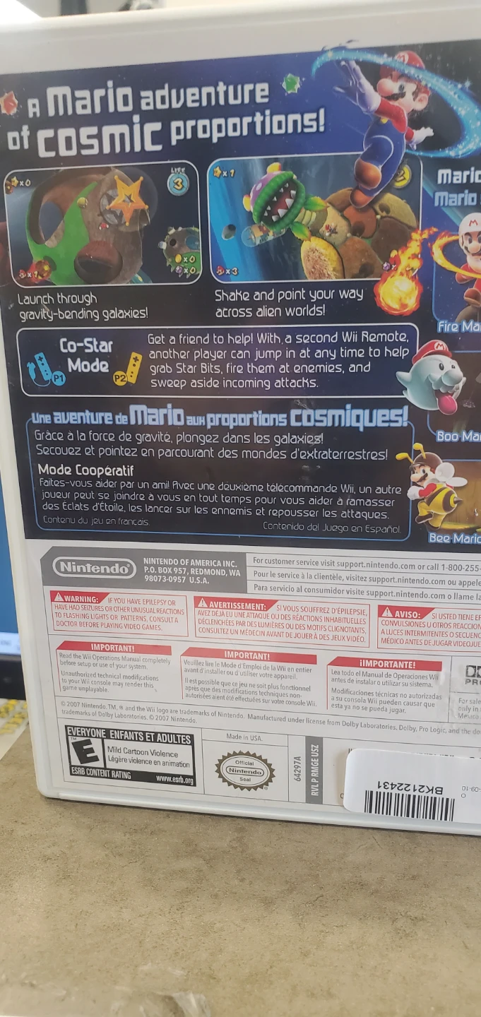 Super Mario Galaxy for Nintendo Wii - photo 2