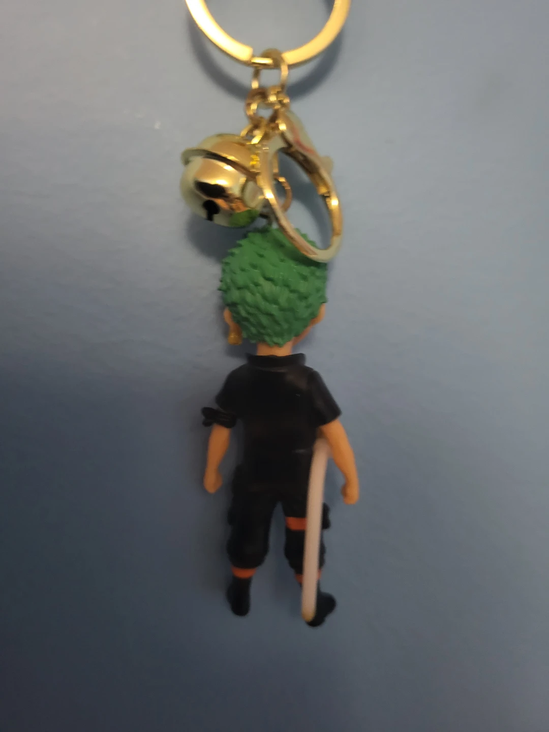 One Piece Zoro Keychain with Bell - photo 4