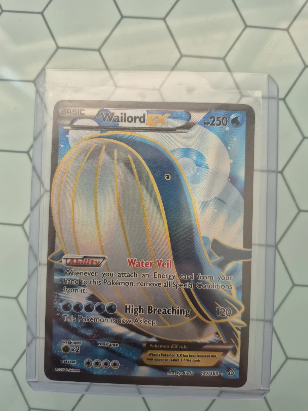 Wailord EX 147/160 Pokemon Card