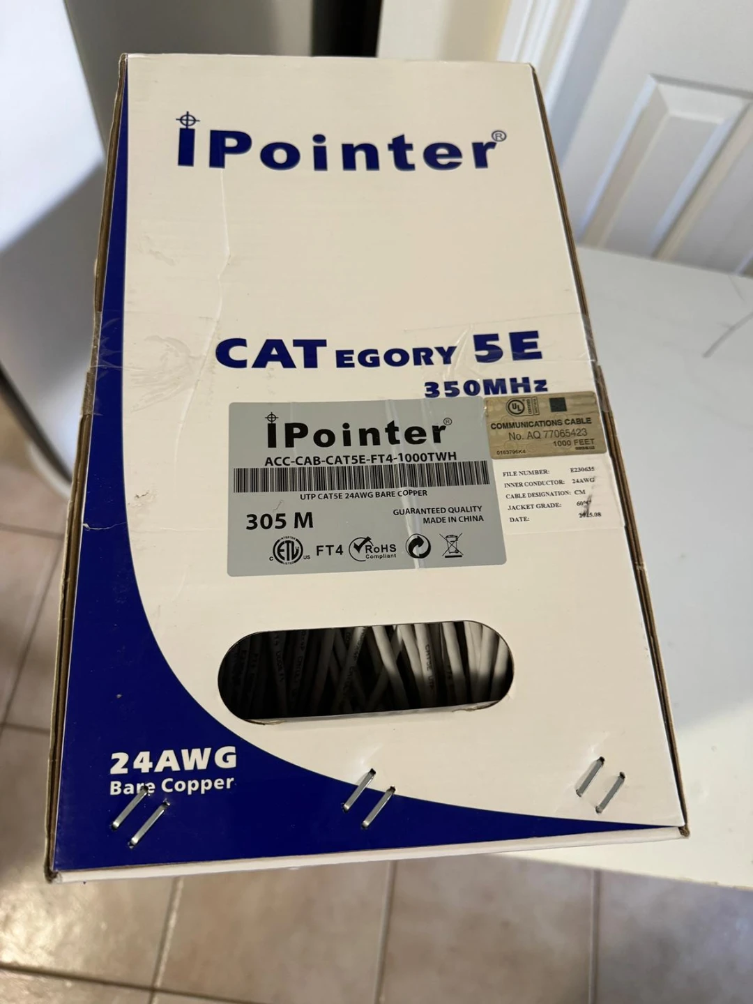 iPointer Category 5E 350MHz UTP Cable - photo 3