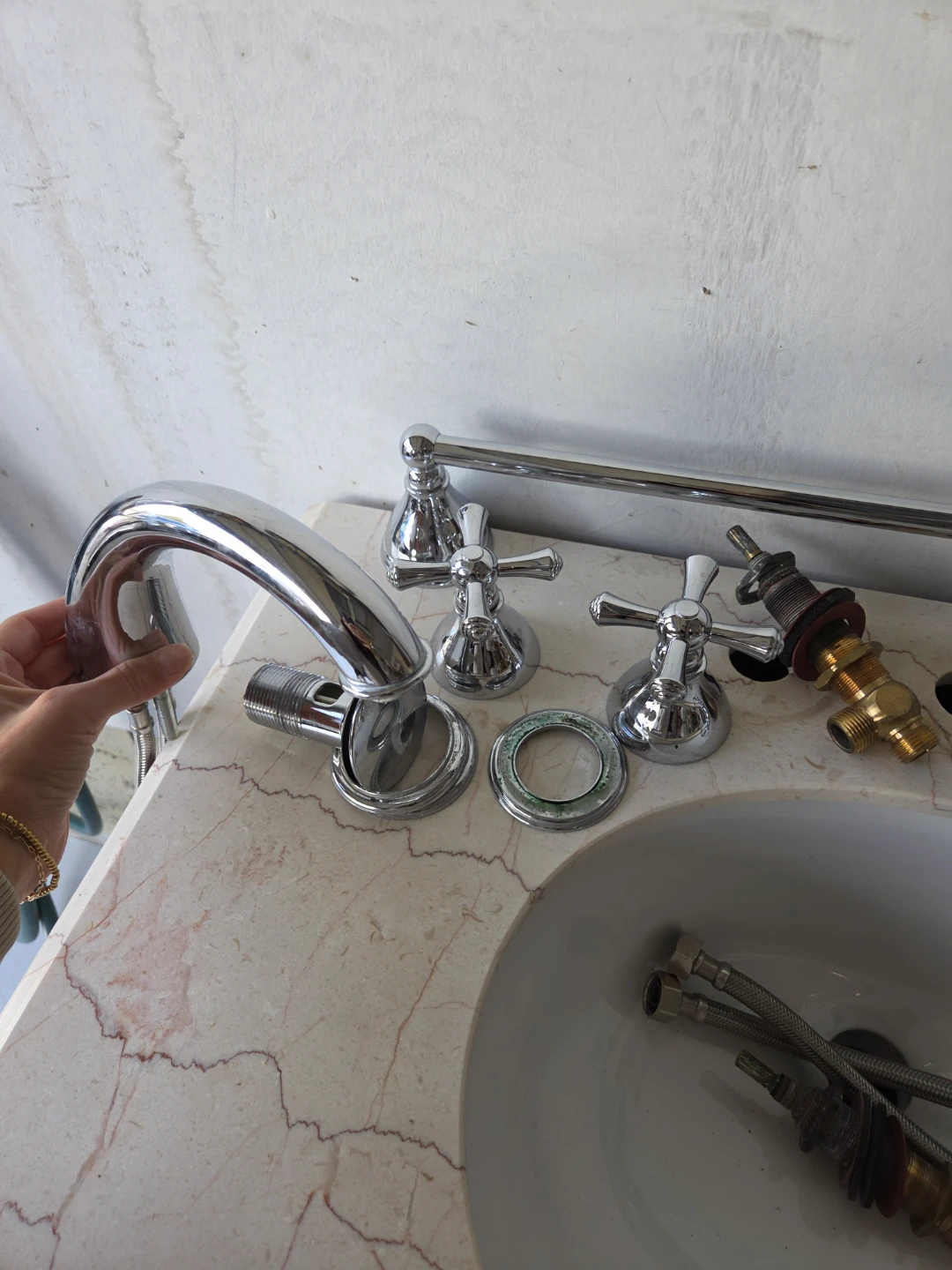 Bathroom vanity and faucet - photo 3