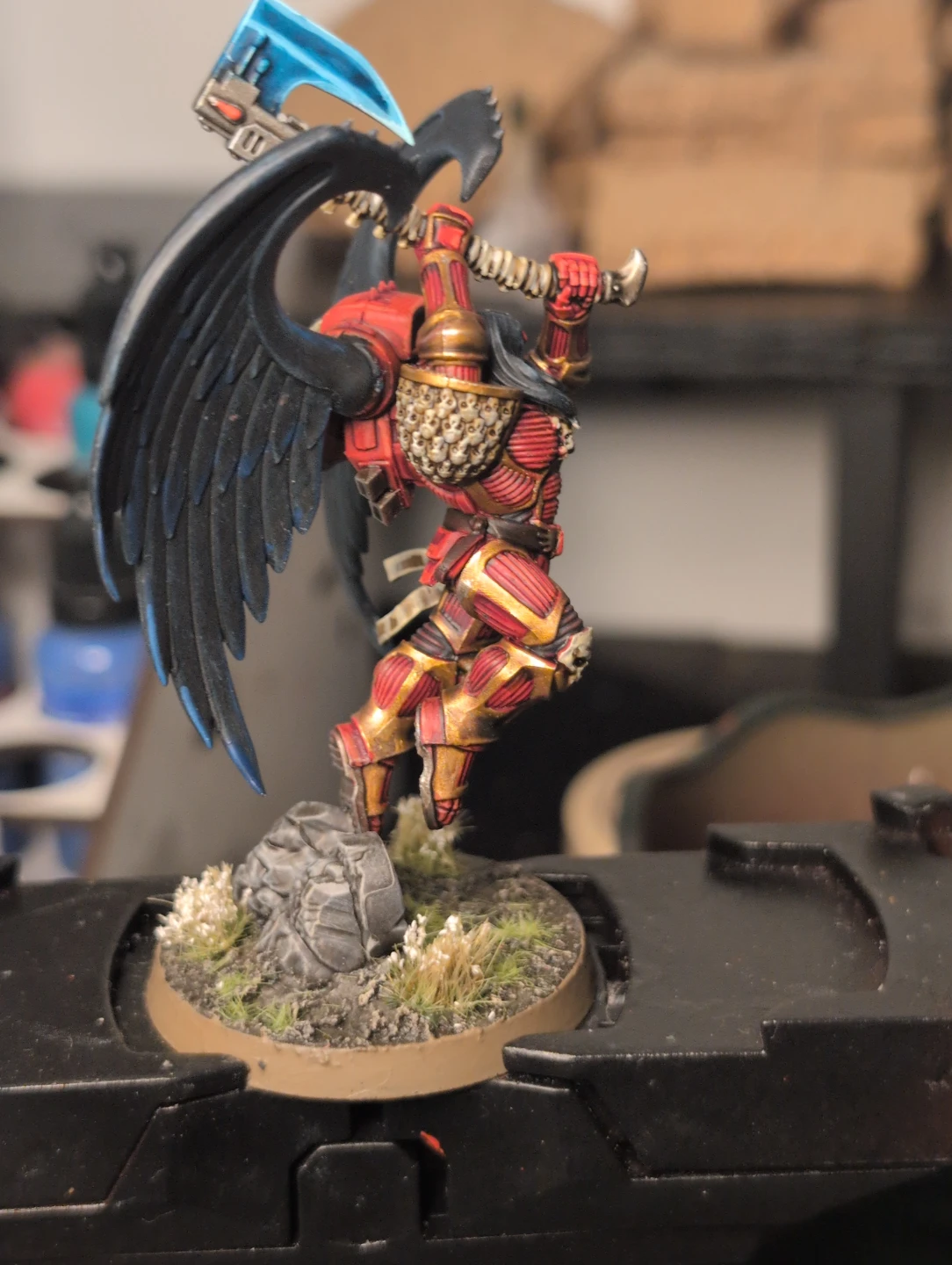 Warhammer 40k Blood Angels Astorath The Grim Model Well Painted - photo 4