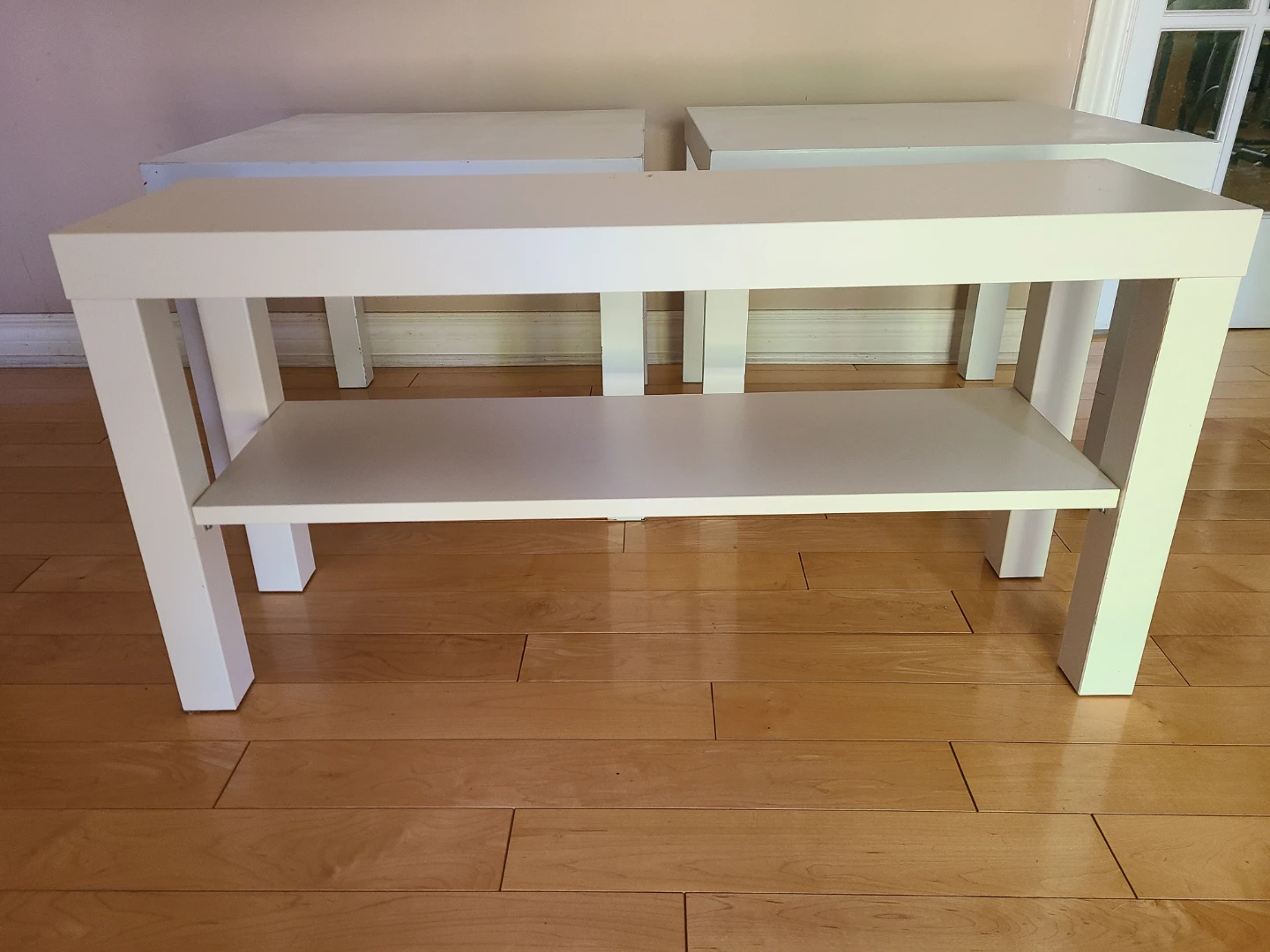 IKEA LACK Side Tables and TV Bench Set - photo 2