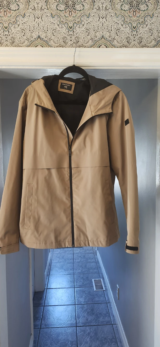 Dockers Men's Rain Jacket - Tan