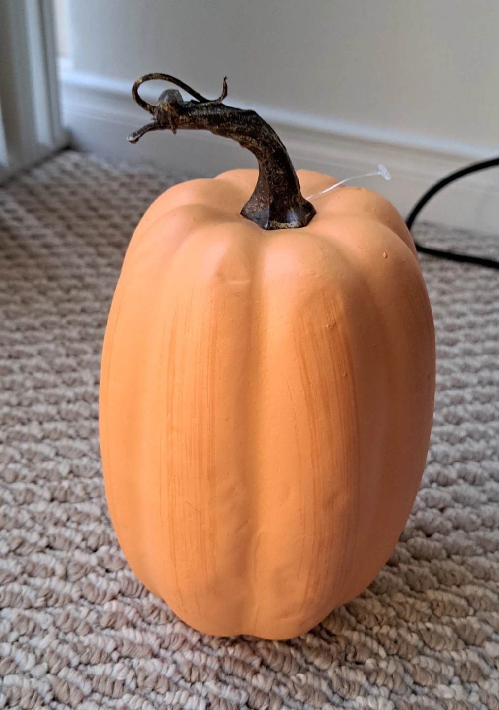 Decorative Orange Pumpkin