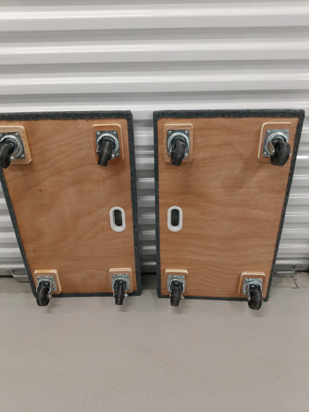 Pair of Plywood Dollies with Casters - photo 2