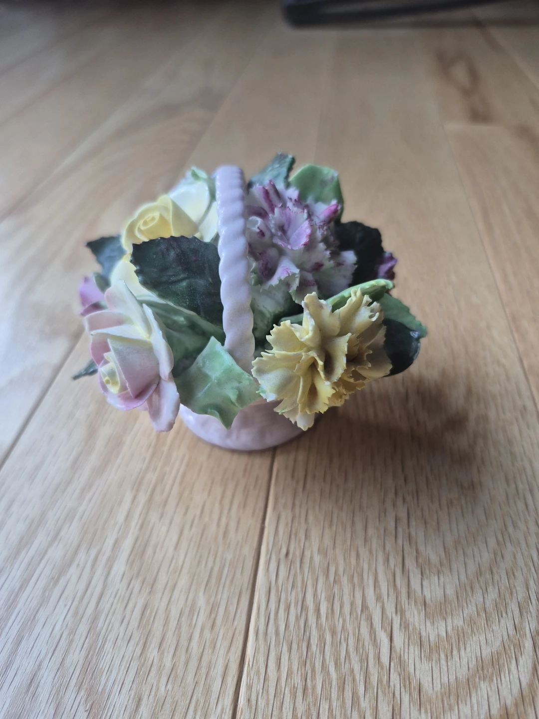 Adderley Bone China Floral Basket - photo 4