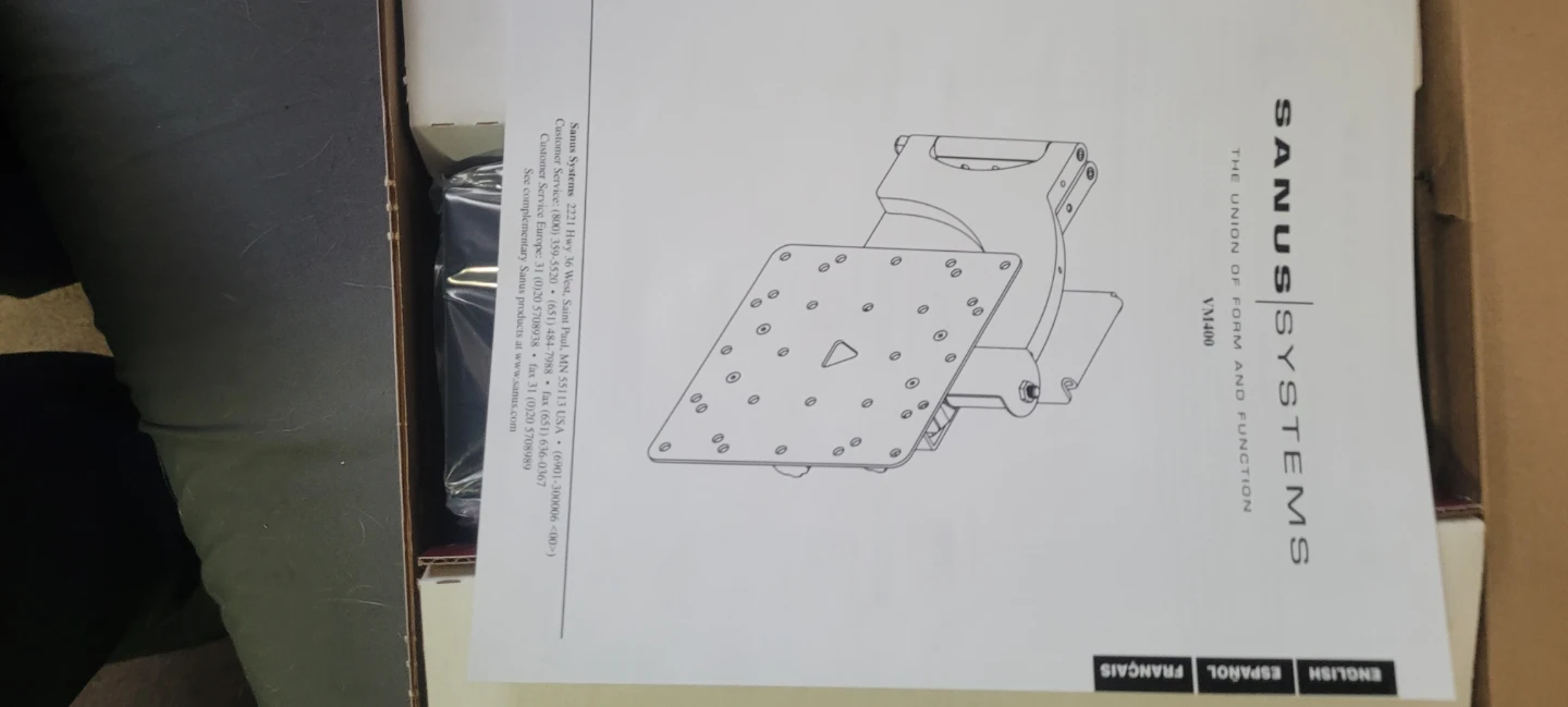 Sanus Full-Motion TV Wall Mount VM400b-03 - photo 3