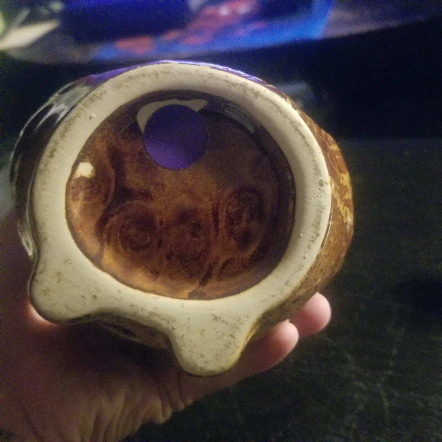Ceramic Owl Votive Holder - photo 3