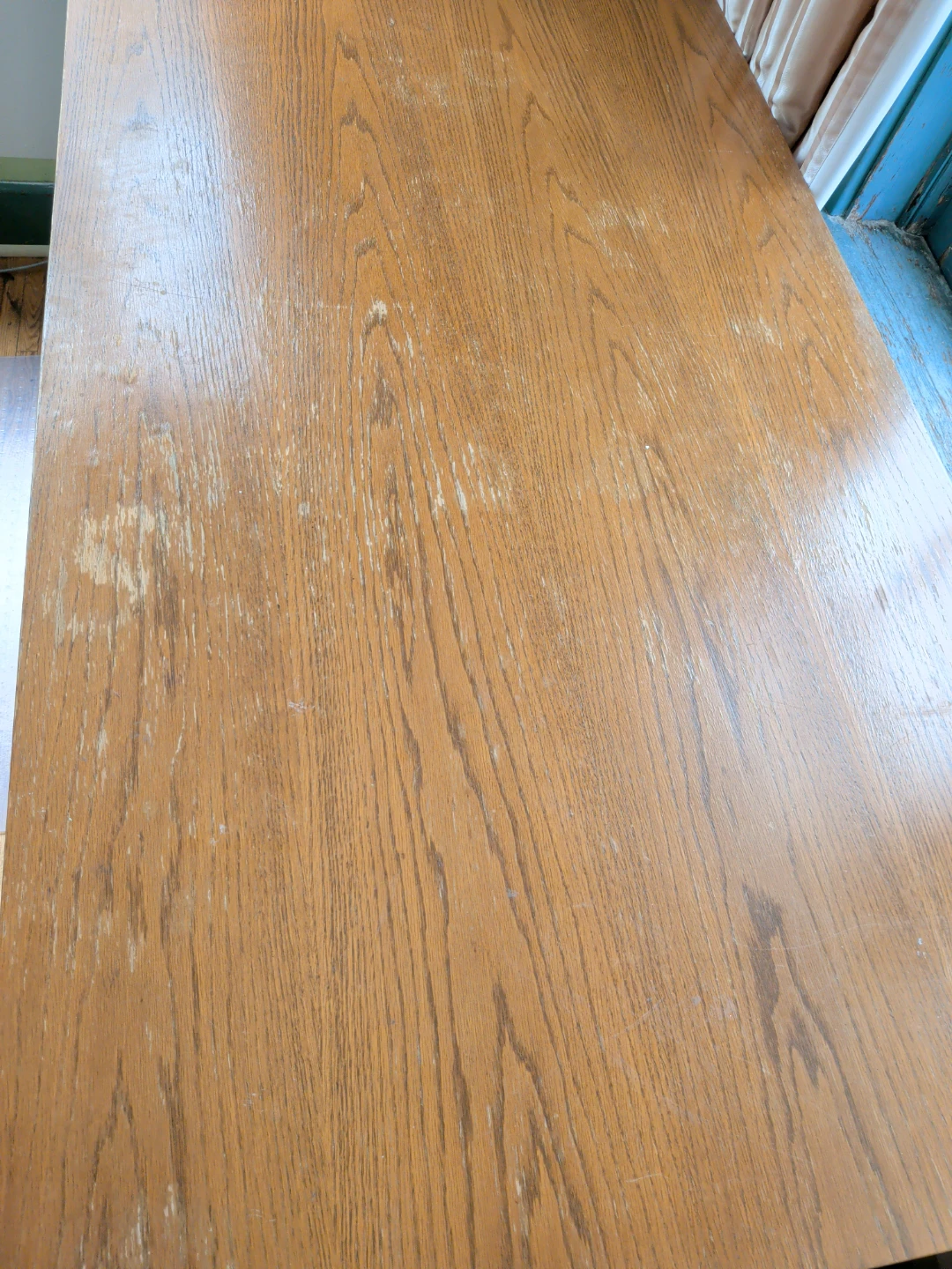 Large Vintage Executive Wood Desk - photo 4