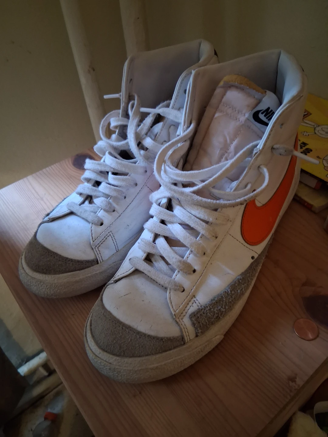 Nike Blazer Mid 77 Vintage White Orange - photo 2