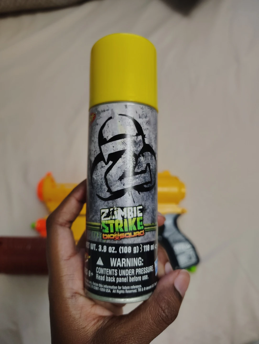 Nerf Zombie Strike BioSquad Blaster and String Canister - photo 3