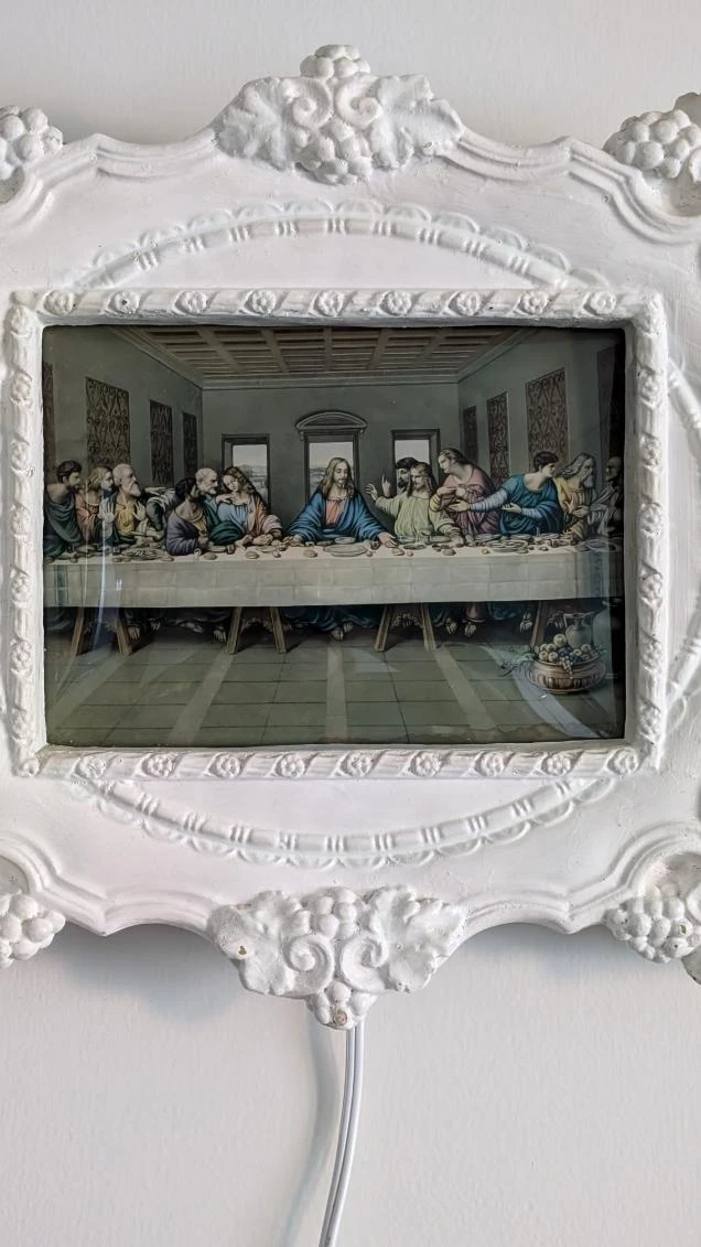 Leonardo Da Vinci The Last Supper light-up wall picture. Art - photo 2