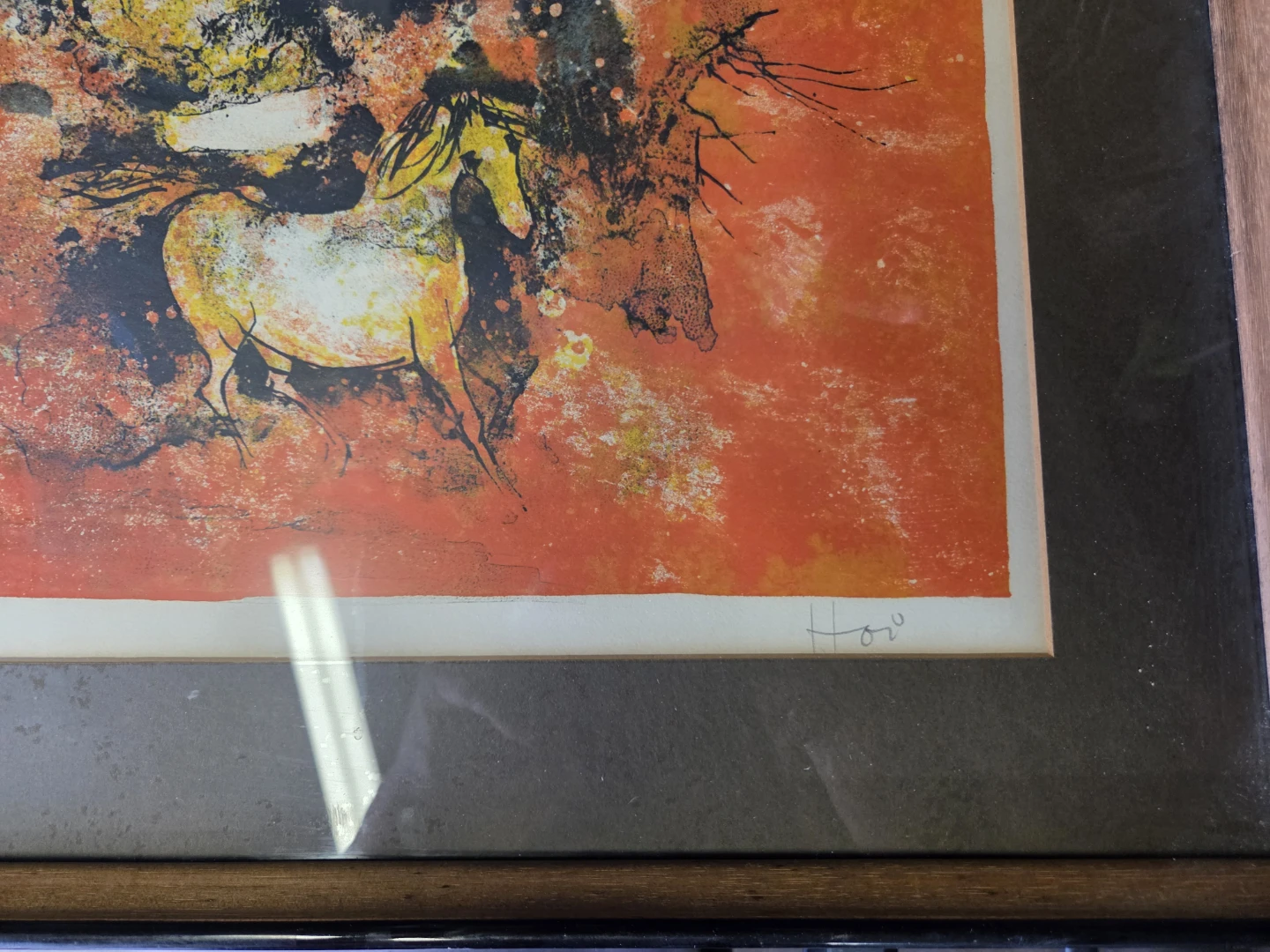 Hoi Lebadang Framed Lithograph Horse Print - photo 3