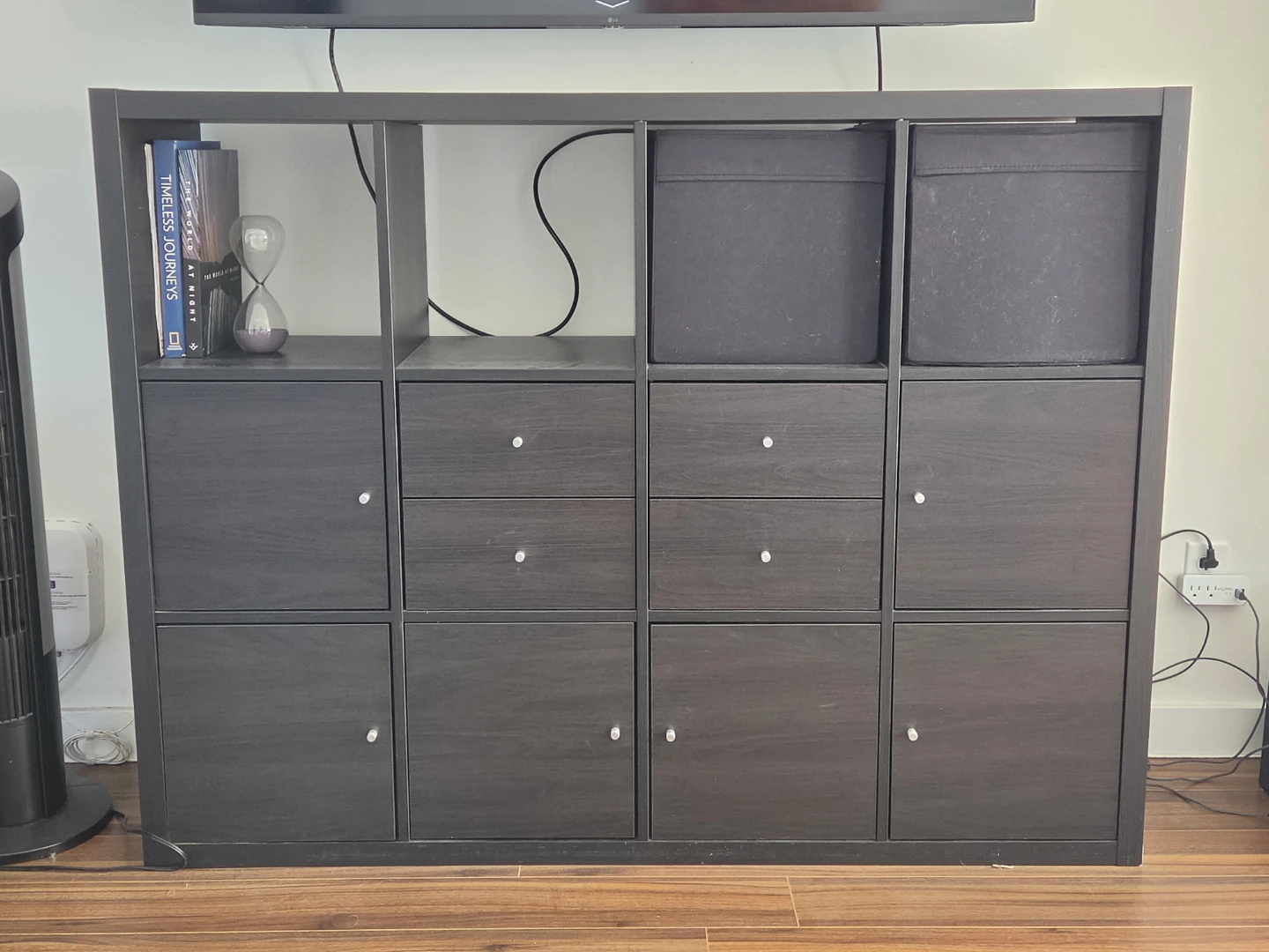 IKEA Kallax Shelf Unit with Doors and Drawers