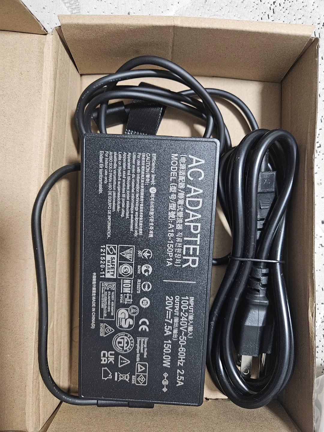 (NOT USED) AC Adapter Model A18-150P1A - photo 3