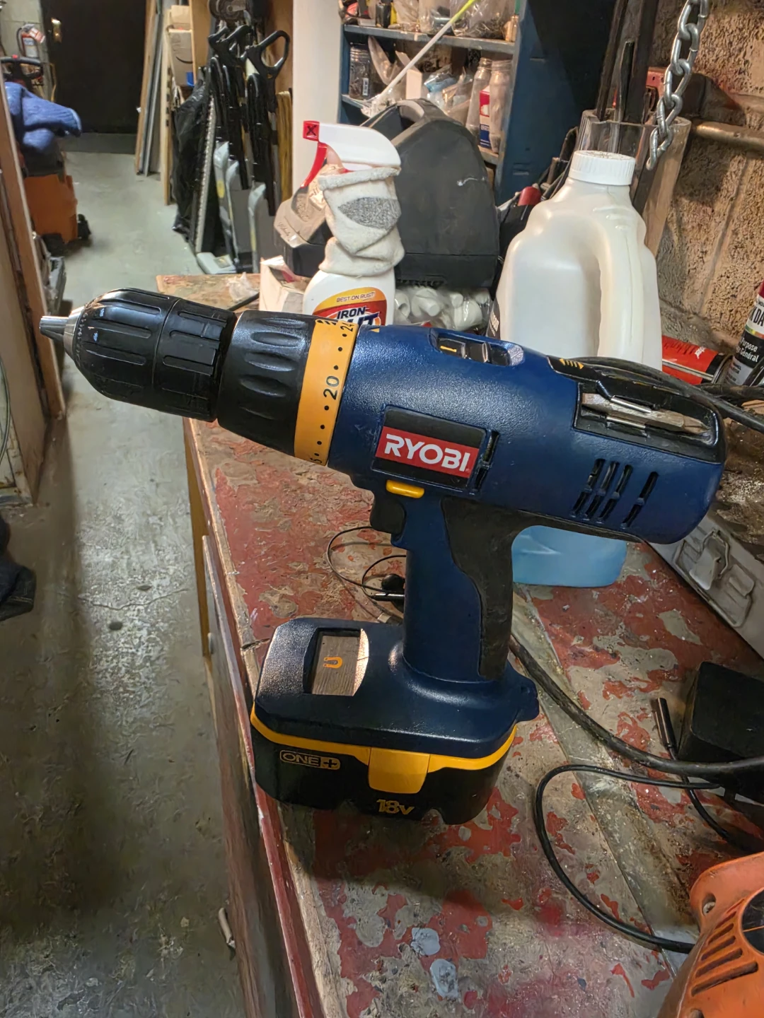 Ryobi One+ 18V Cordless Drill with Charger