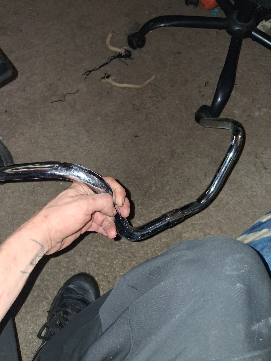 Chrome Bicycle Handlebars - photo 4