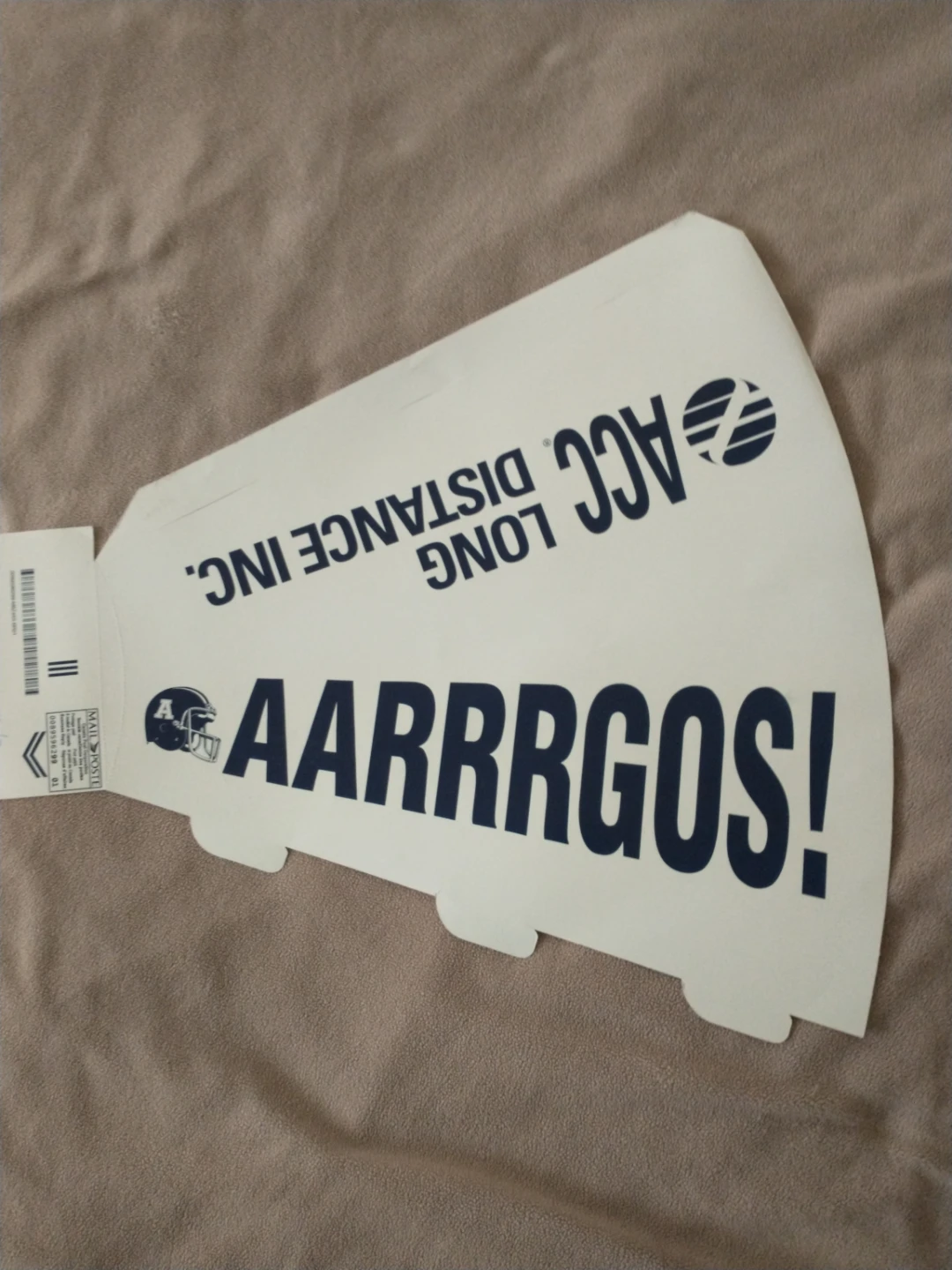1993 Toronto Argonauts ACC Promotional Blow Horn