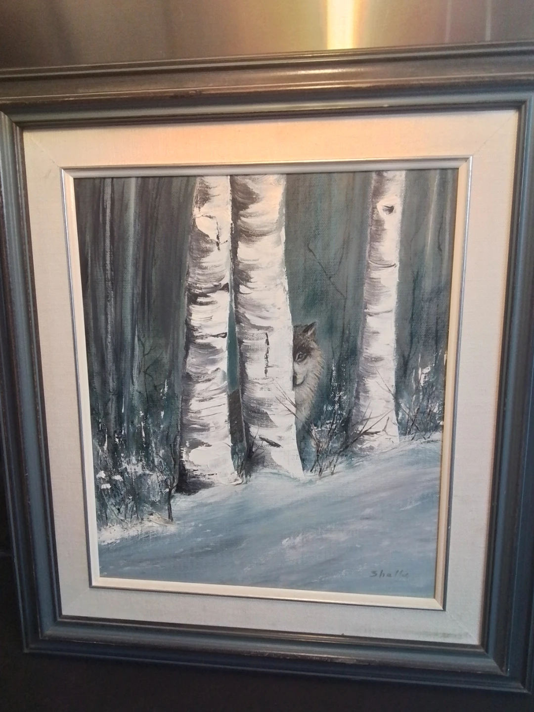 Wildlife Oil Painting by Shalla Murphy