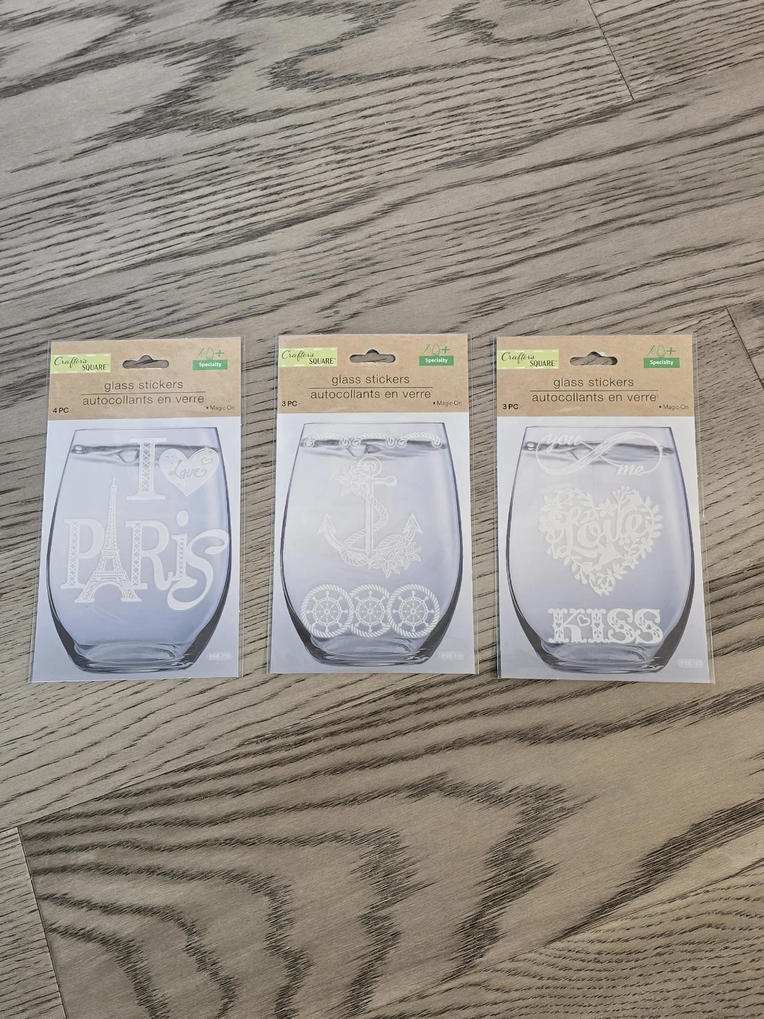 Crafter's Square Glass Stickers (5 for $2) - photo 2